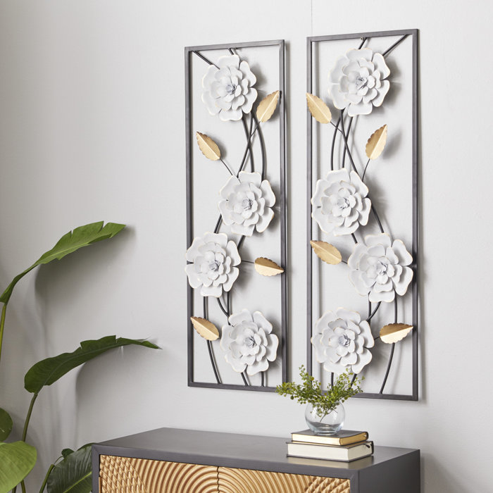 Andover Mills™ 2 Piece Metal Wall Décor Set & Reviews Wayfair